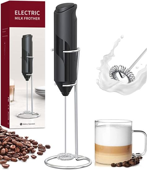  Rechargeable Milk Frother Battery Operated,2-Speed